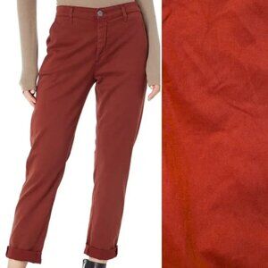 Ag Adriano Goldschmied Caden Tailored Trousers in Rust